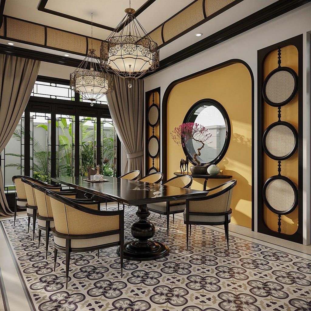 Đèn phong cách Indochine