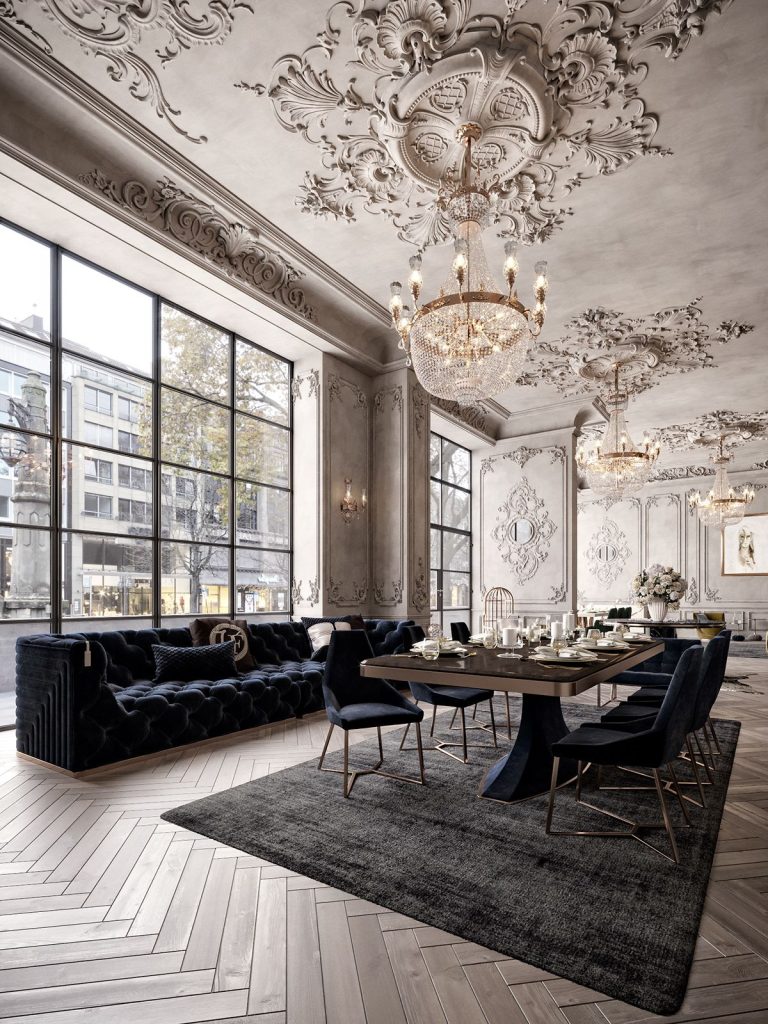 Sự cầu kì uyển chuyển tạo nên sự xa hoa trong phong cách Baroque