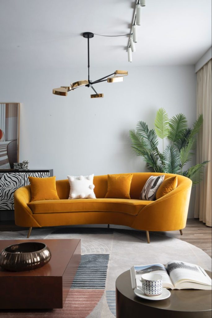 Sử dụng sofa đơn, nhỏ cho phòng khách chung cư