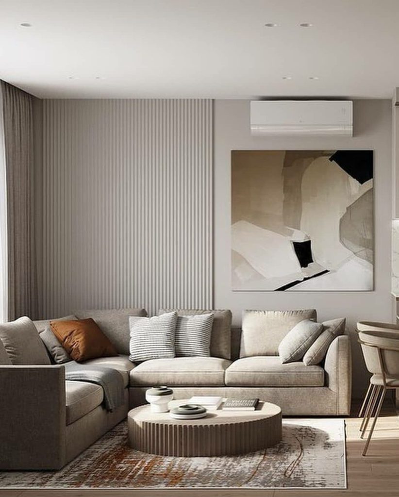 Tạo điểm nhấn cho phòng khách bằng tranh ảnh trang trí