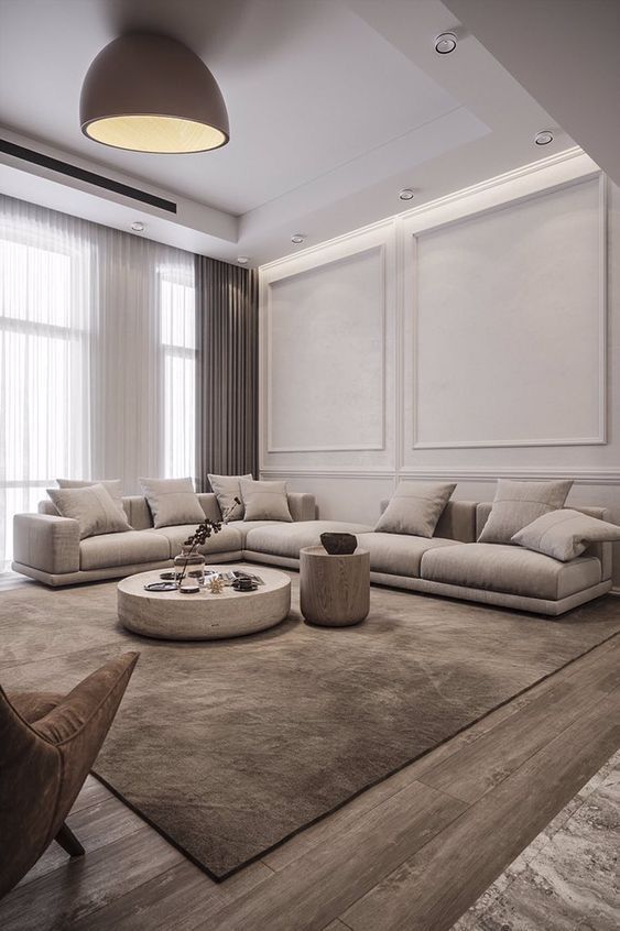 Bố trí nội thất đơn giản cho phòng khách