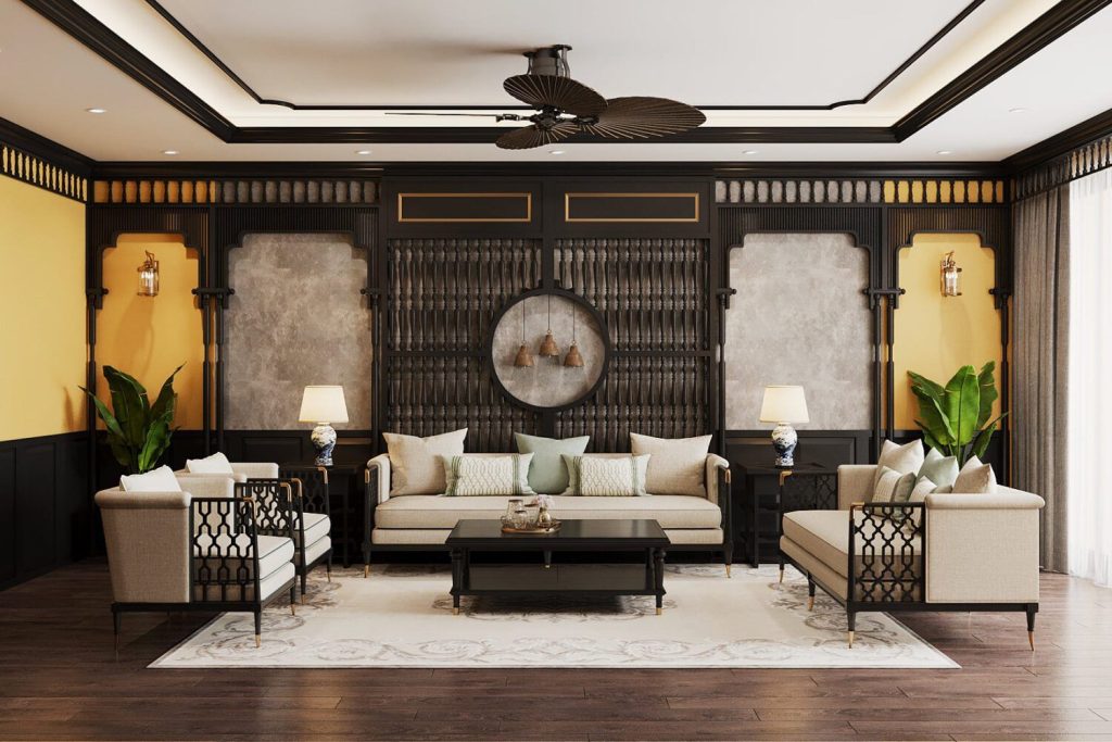 Sử dụng chất liệu địa phương trong phong cách Indochine