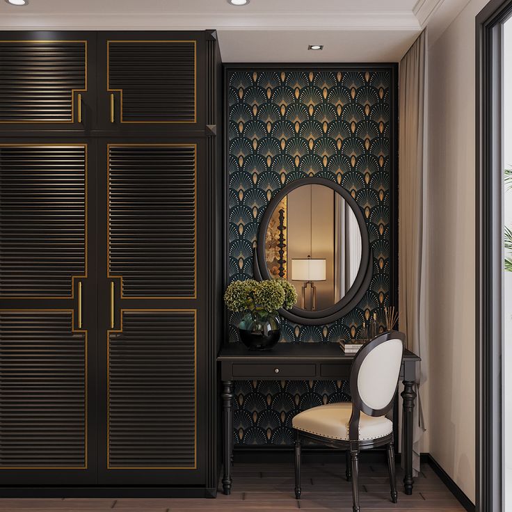 Mẫu bàn trang điểm phong cách Indochine