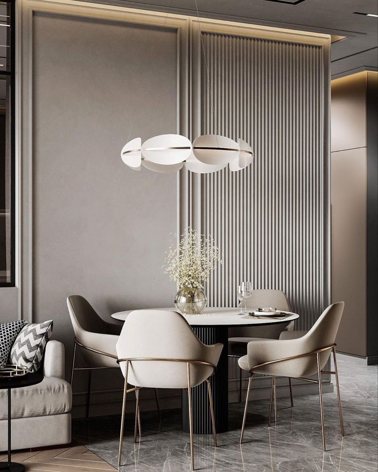 Đèn thả bàn ăn cho nội thất phong cách tân cổ điển