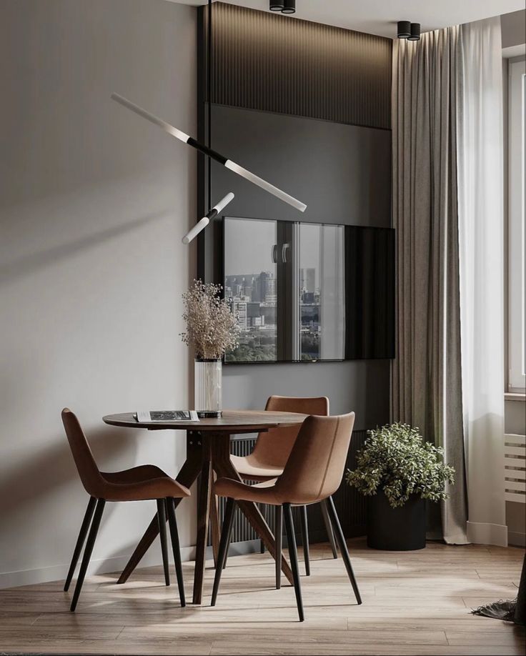 Mẫu đèn thả bàn ăn phong cách hiện đại đơn giản