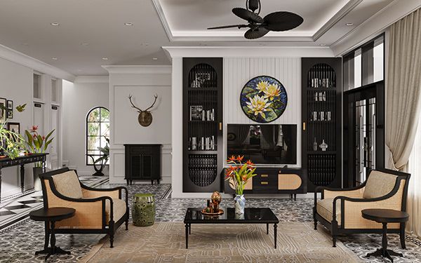 Ưu điểm của ghế mây phong cách Đông Dương