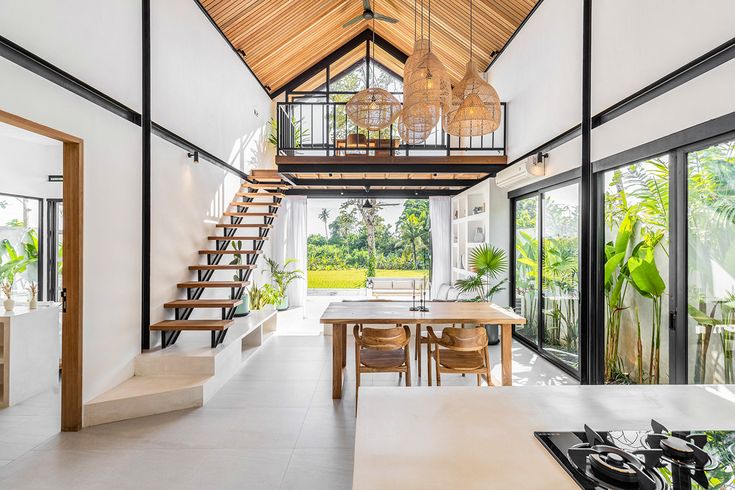 Nhà gỗ không gian mở