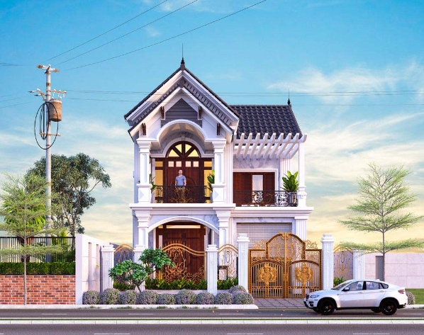 Phong thủy khi xây nhà có sử dụng hệ mái Thái