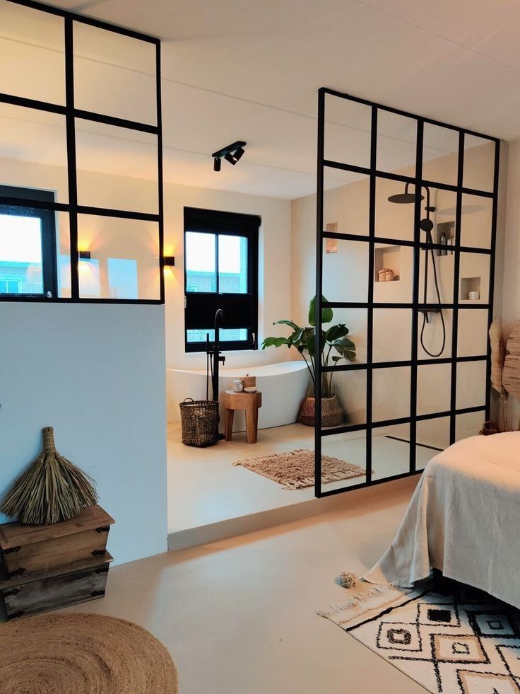 Phòng ngủ có nhà vệ sinh vừa tiết kiệm diện tích vừa tiện lợi