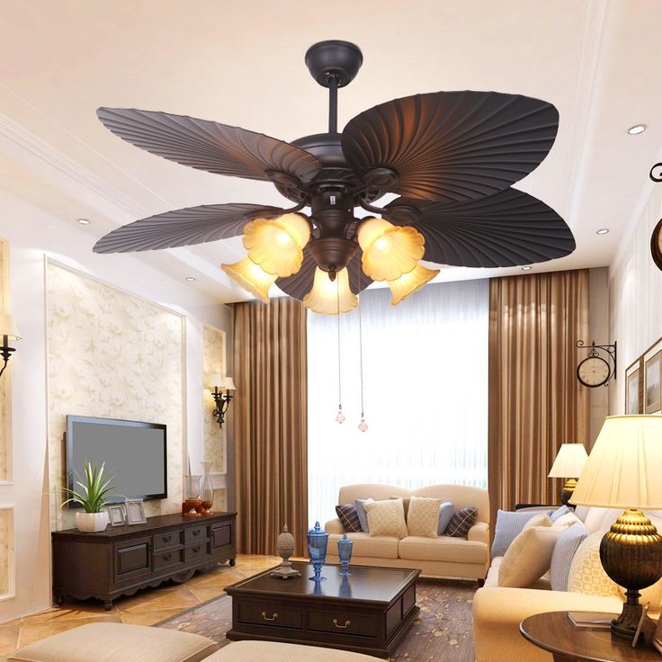 Mẫu quạt trần Indochine tích hợp đèn