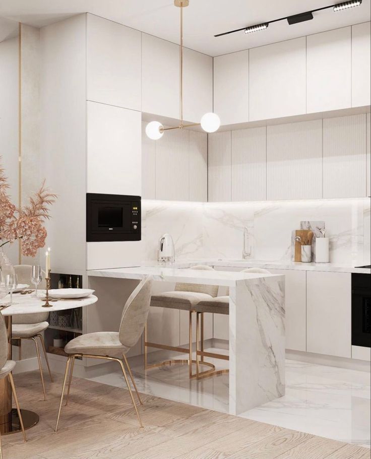 Mẫu quầy bar mặt đá phong cách Luxury