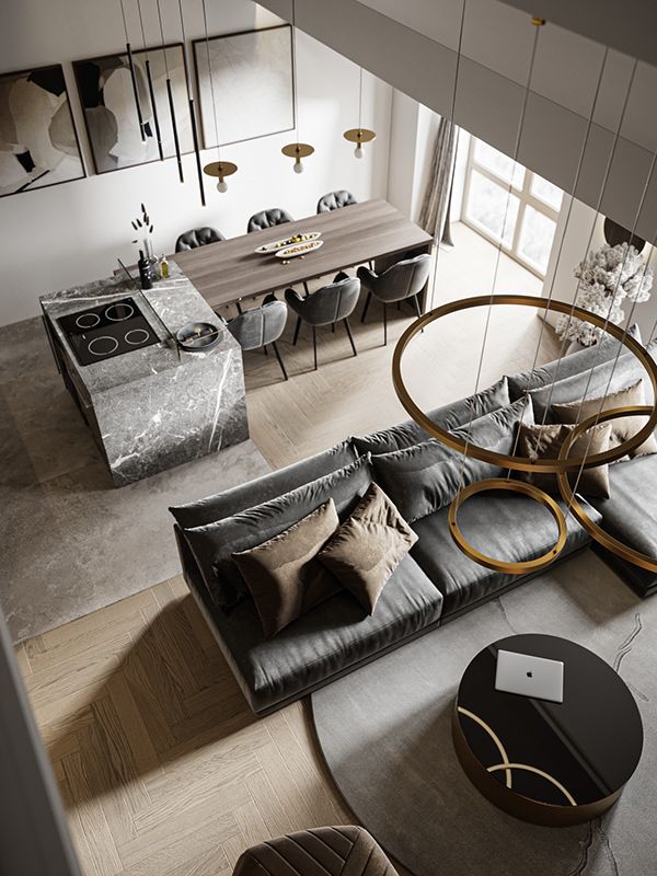 Mẫu quầy bar nhà ống sang trọng, tiết kiệm diện tích