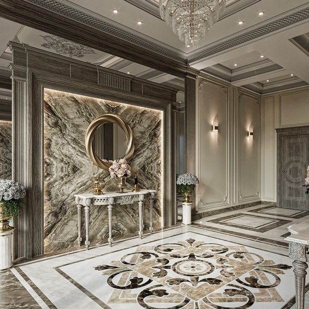 Mẫu sàn nhà tân cổ điển đẹp