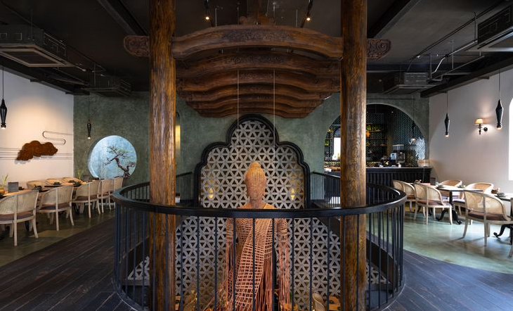 Thiết kế nhà hàng chay hướng đến sự thanh tịnh