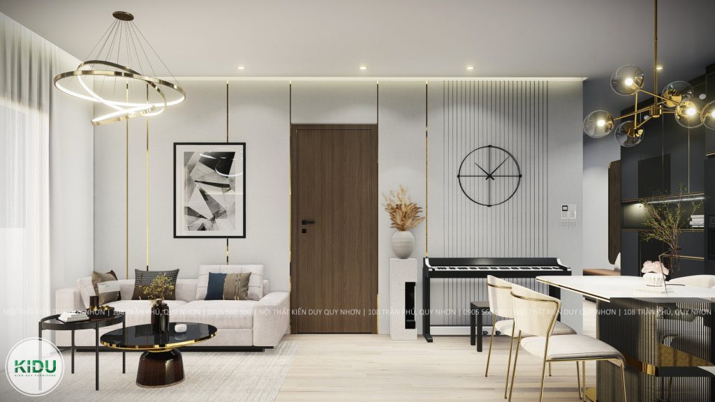 Thiết kế nội thất chung cư 69.1m2 - KIDU