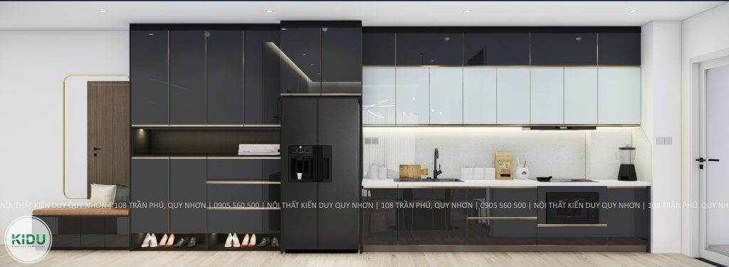 Thiết kế nội thất chung cư 69.1m2 - KIDU