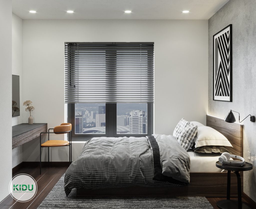 Thiết kế nội thất chung cư 62.99m2 - KIDU