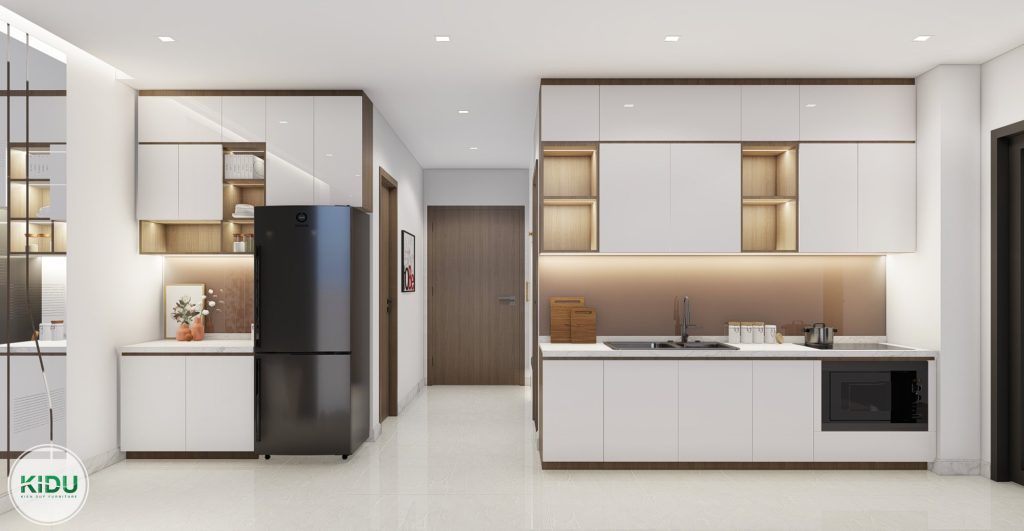 Thiết kế nội thất chung cư 64.5m2 - KIDU