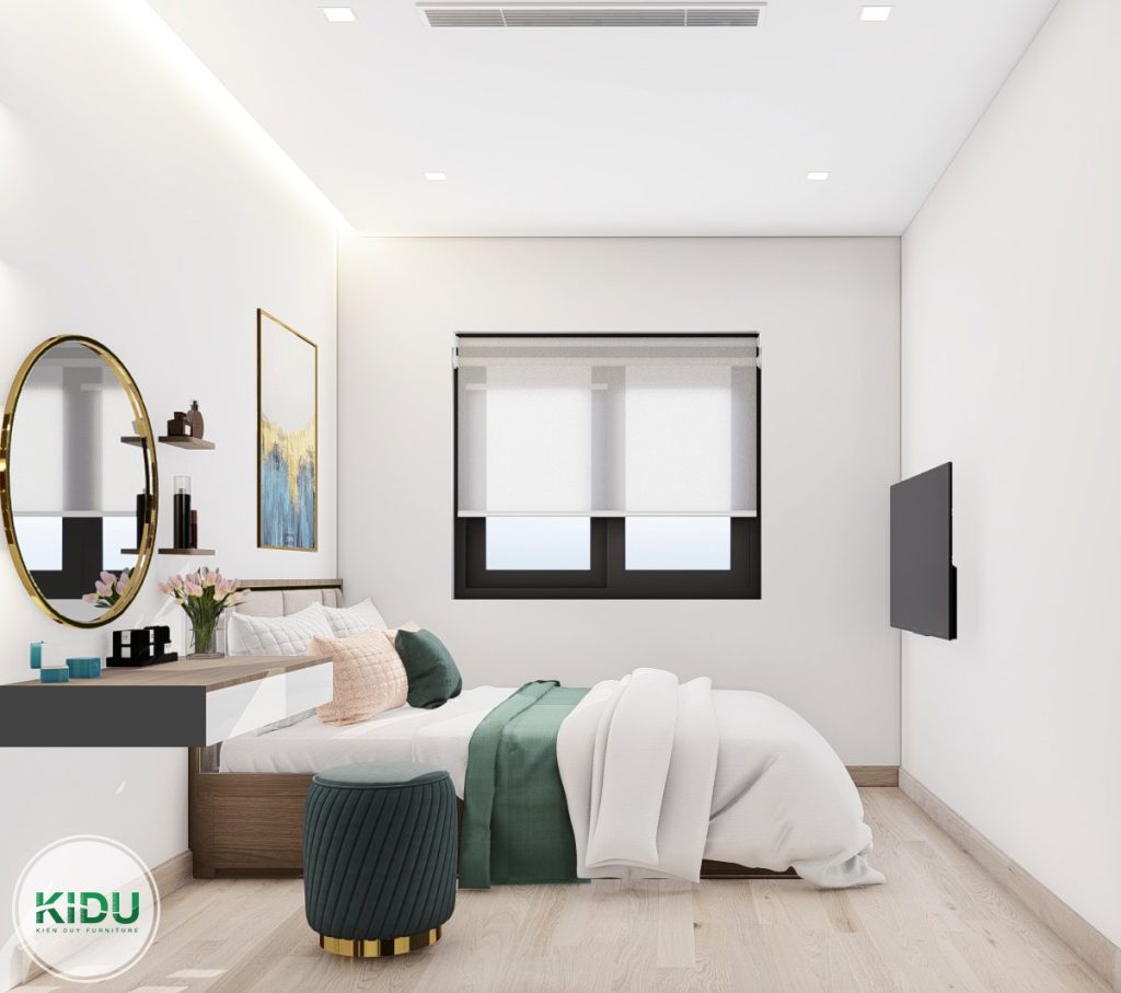 Thiết kế nội thất chung cư 64.5m2 - KIDU