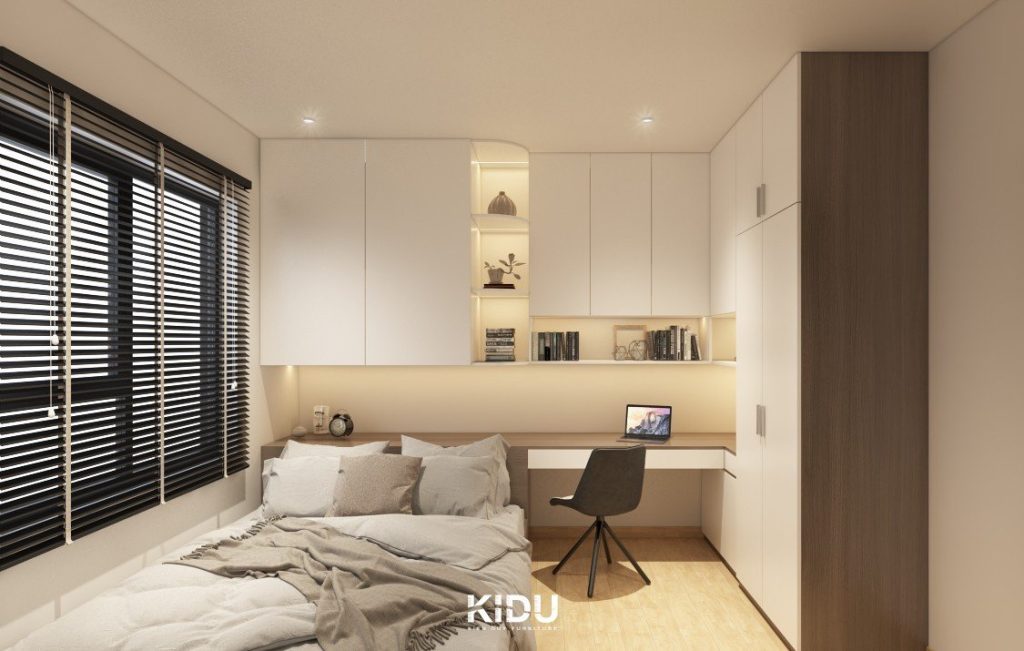 Thiết kế nội thất chung cư 60.52m2 - KIDU