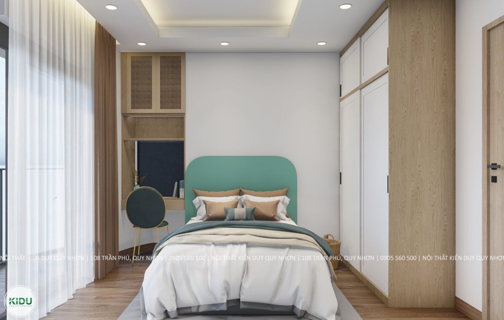Thiết kế nội thất chung cư 71.07m2 - KIDU