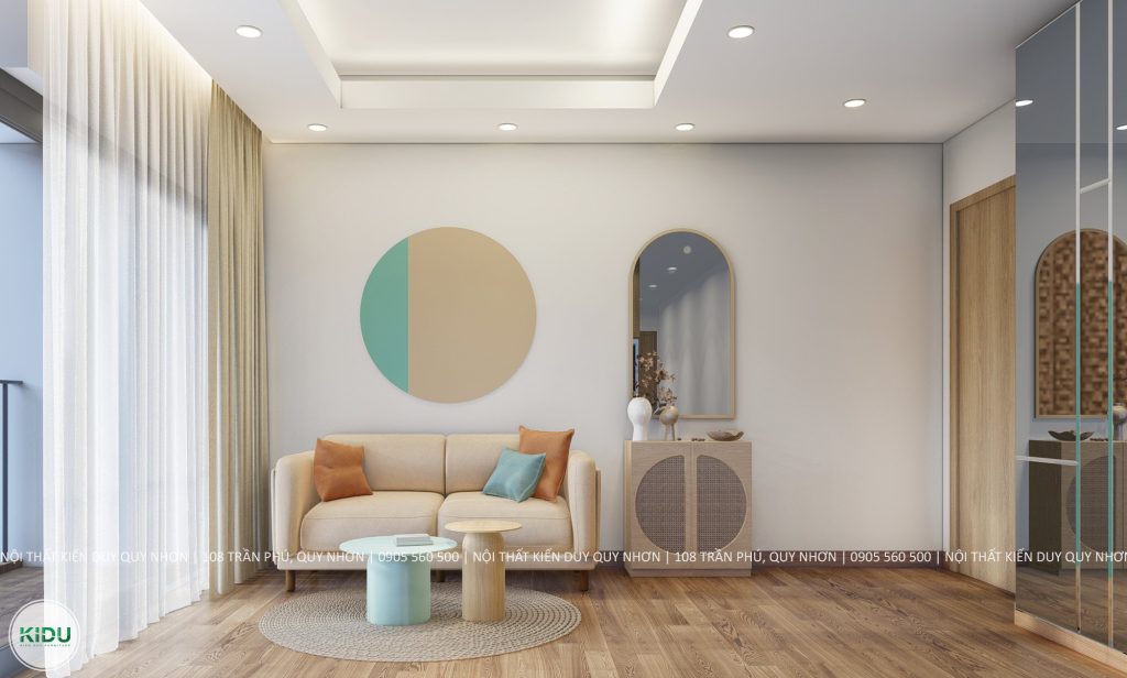 Thiết kế nội thất chung cư 71.07m2 - KIDU