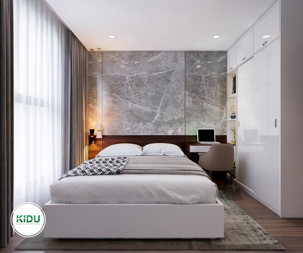 Thiết kế nội thất chung cư 72.62m2 - KIDU