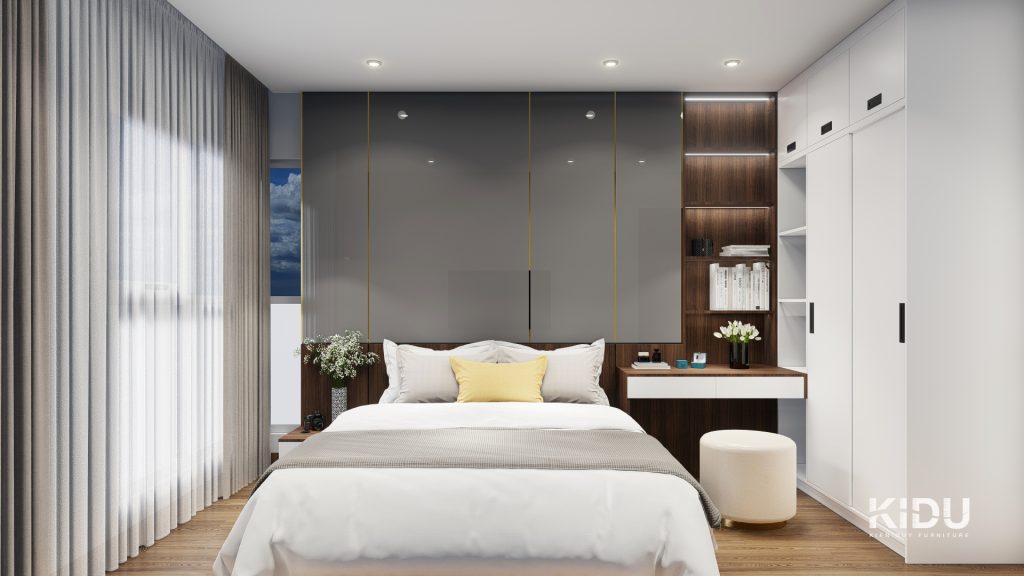 Thiết kế nội thất chung cư  95.85m2 - KIDU