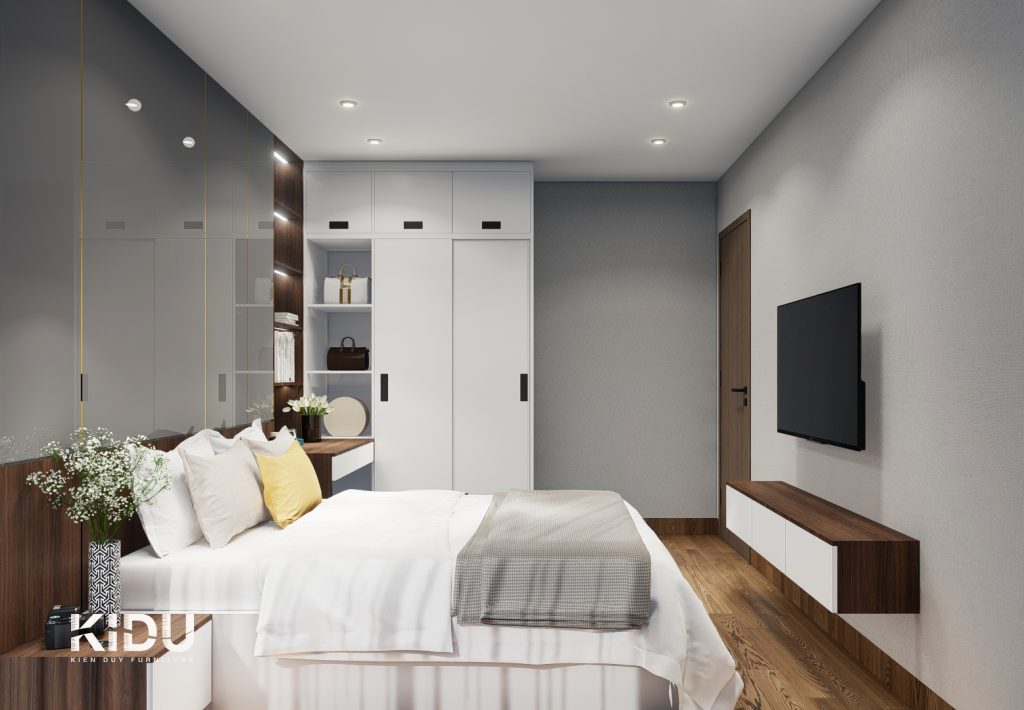 Thiết kế nội thất chung cư  95.85m2 - KIDU