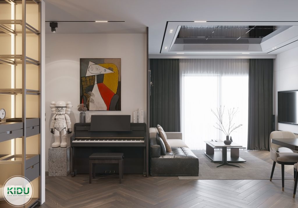 Thiết kế nội thất chung cư 98.85 - KIDU