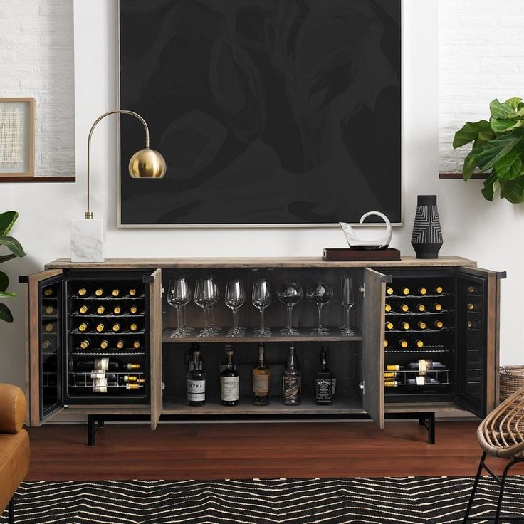 Tủ rượu gỗ công nghiệp đa dạng mẫu mã